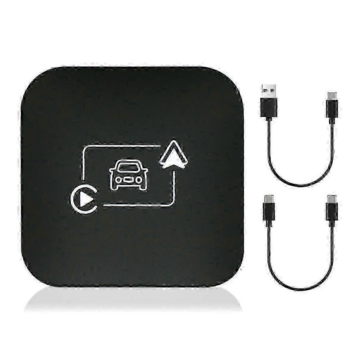 Carplay and Android Auto Compatible Wireless Streaming Device for Vehicles with AI Box and Android 13 System CS