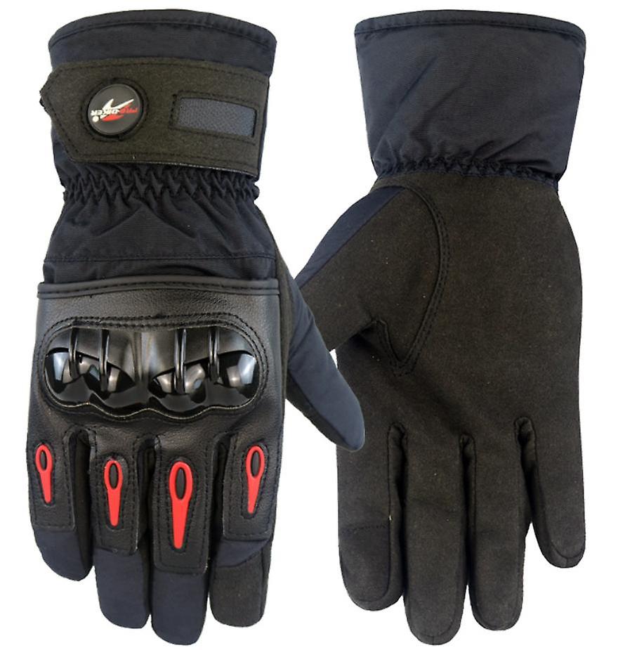 (black) Wind And Water Resistant Cold And Heat Off-road Riding Gloves