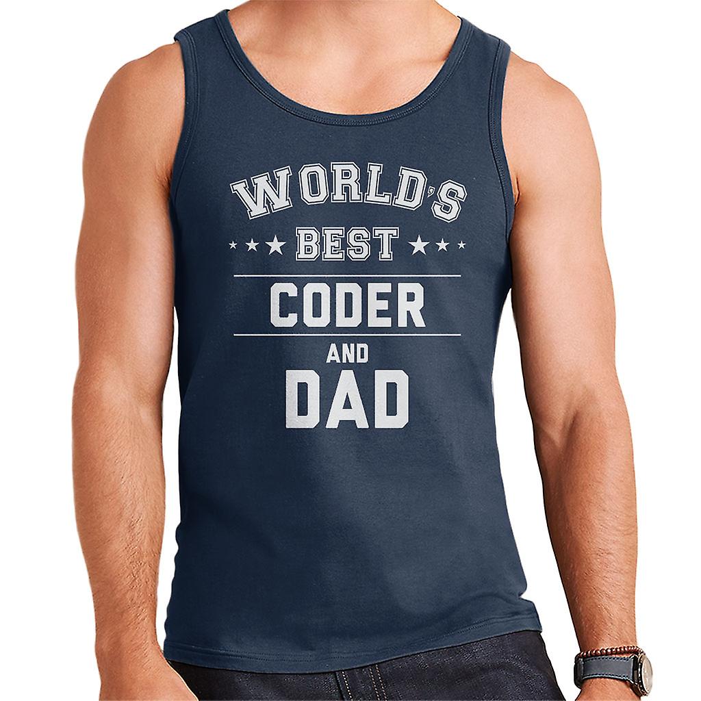 Worlds Best Coder And Dad Men's Vest
