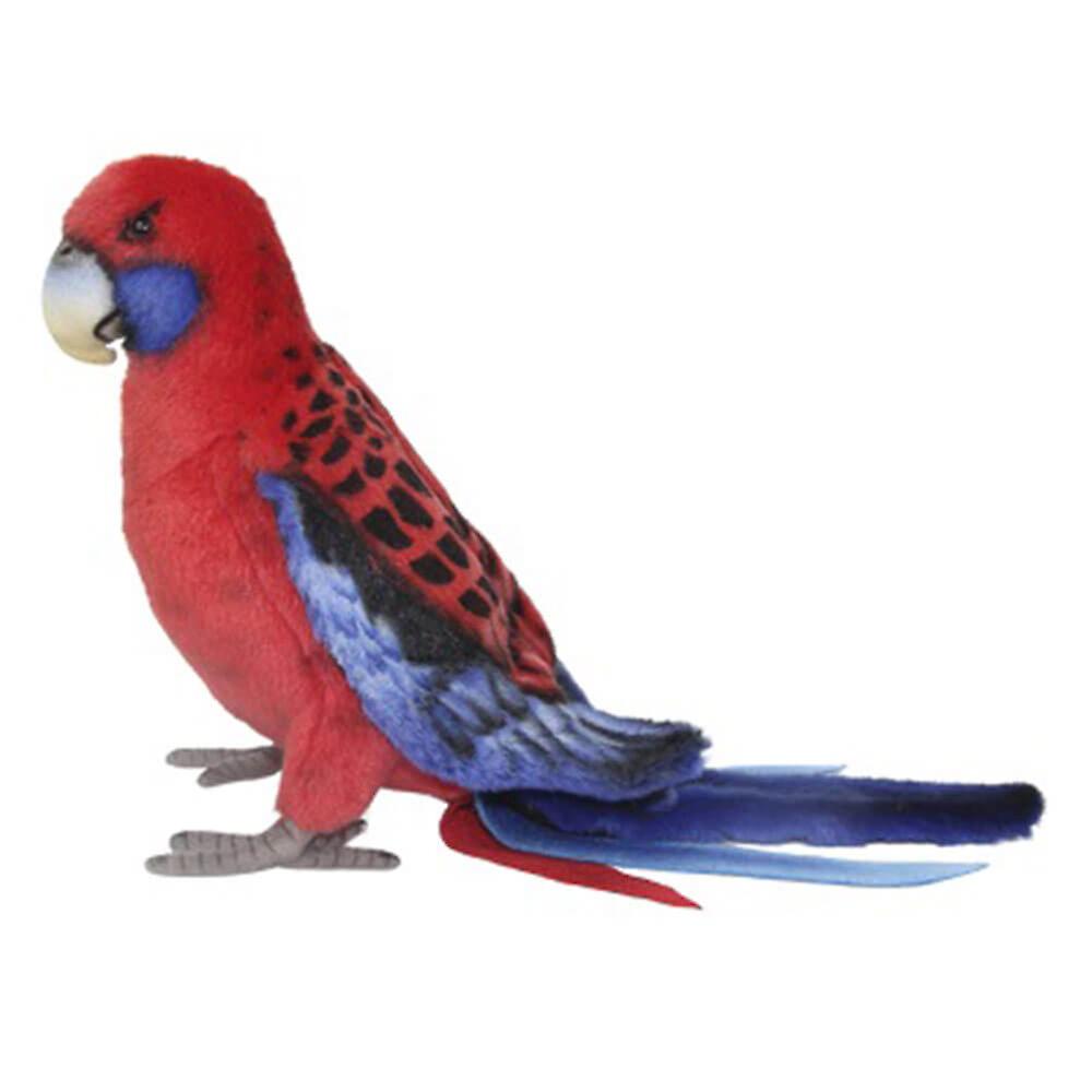 Crimson Rosella Plush Toy Realistic Lovely Soft To Touch And Cuddle (30cm L)