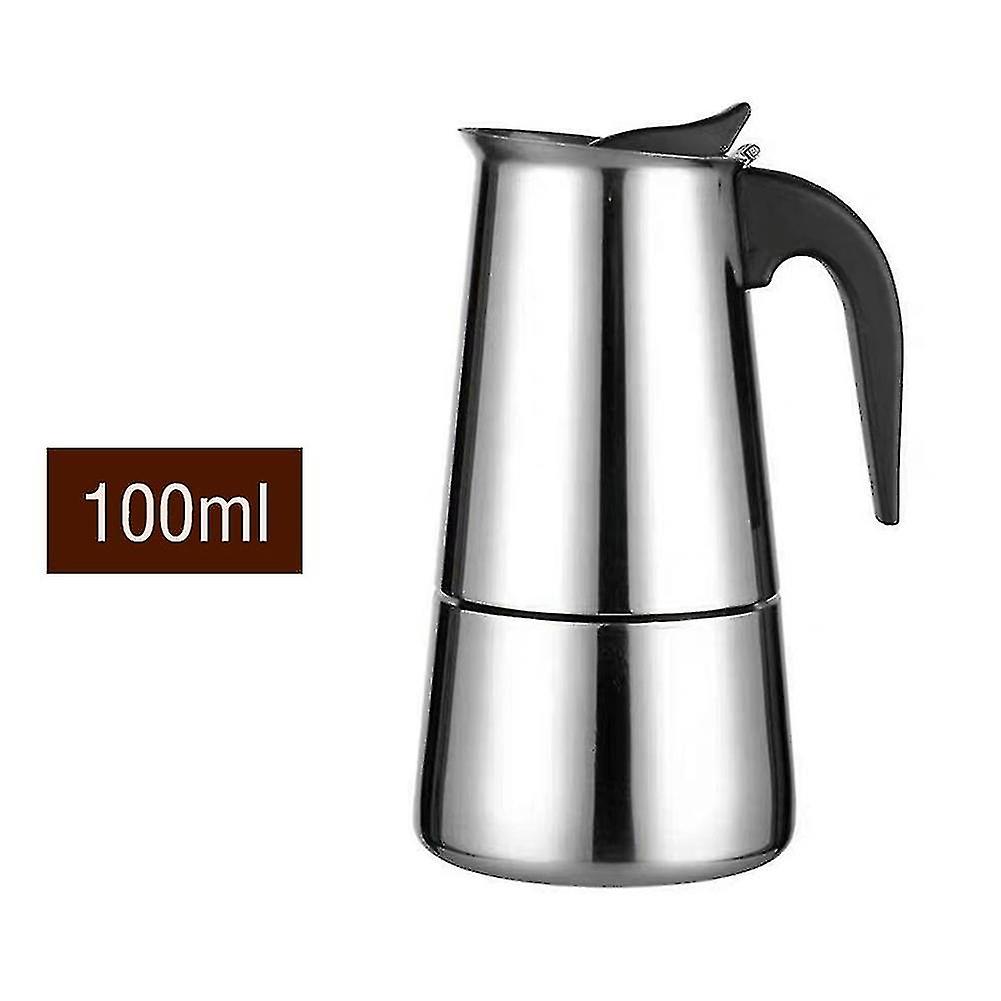 Espresso Maker 2/4/6 Cups Stainless Steel Mocha Pot Espresso Pot Espresso Maker 100/300/200ml