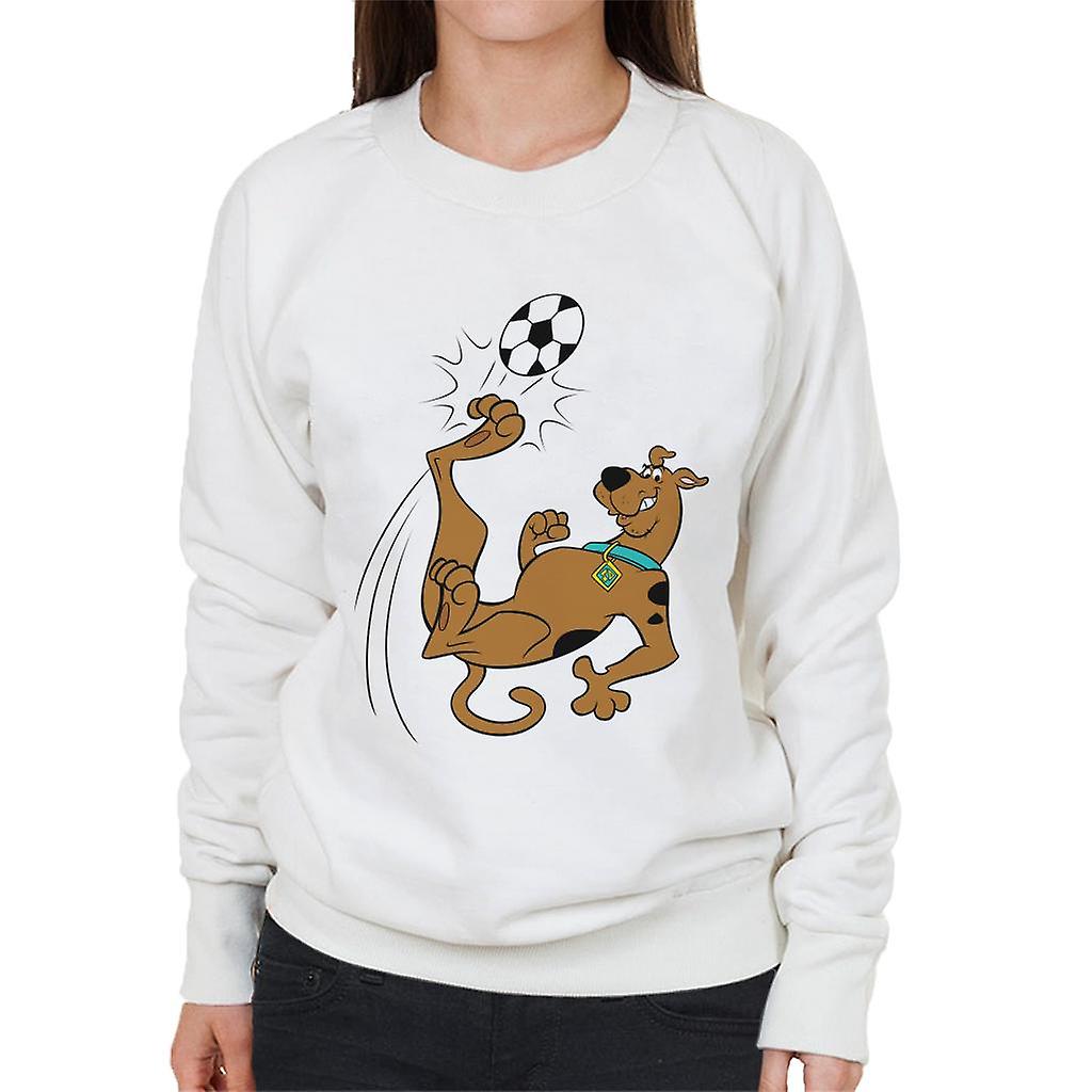 Scooby Doo Football Over Head Kick Women's Sweatshirt