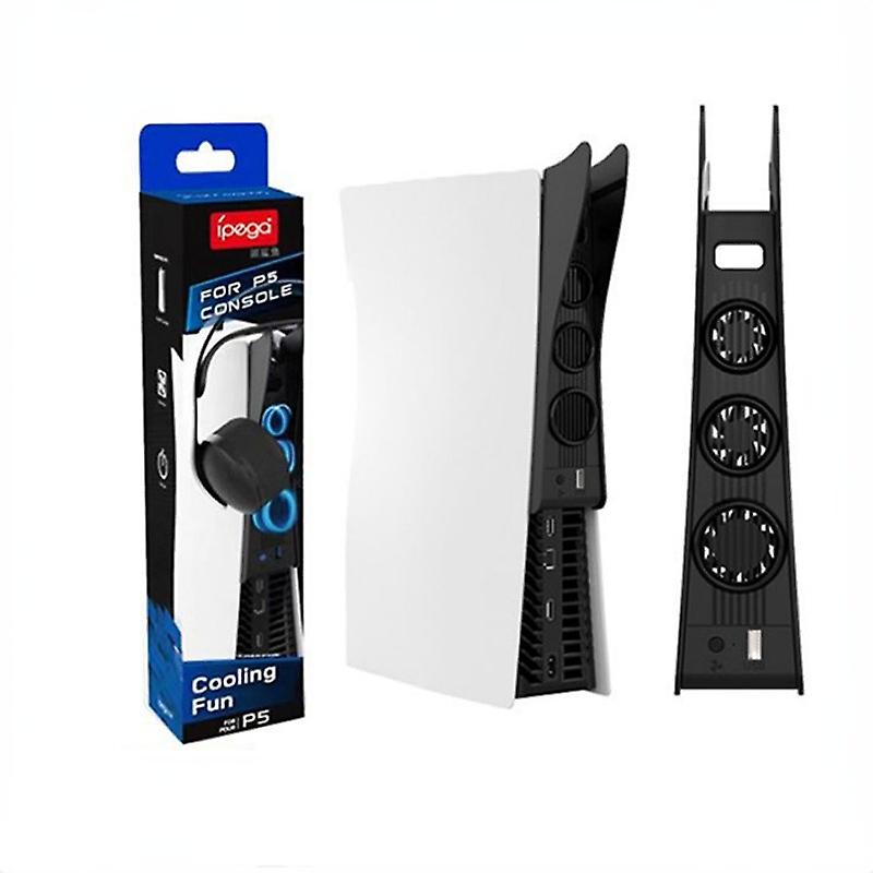 מאוורר קירור עם תאורת LED לקונסולת מהדורת דיסק דיגיטלית פלייסטיישן 5