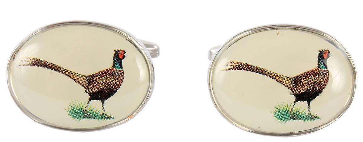 デビッド ・ ヴァン ・ ハーゲン キジ カフス - クリーム/シルバー