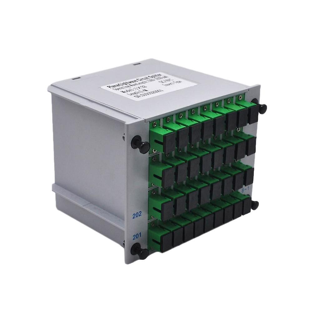 1*32 Sc/apc Fiber Optic Splitter 1x32 Optical Plc Splitter Cassette Box Card Inserting Type Optical Ftth Plc Splitter