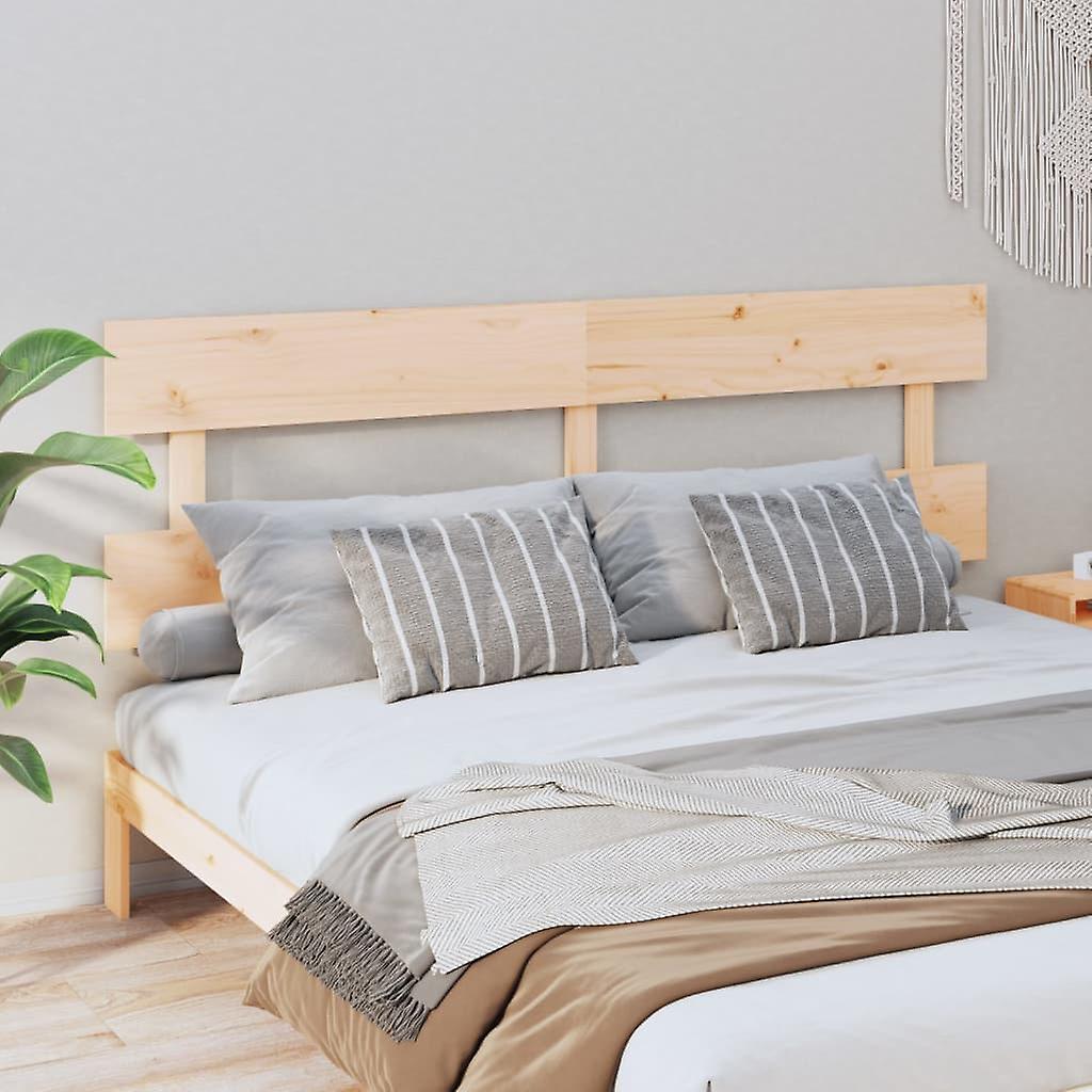 Headboard 204x3x81 cm solid pine wood