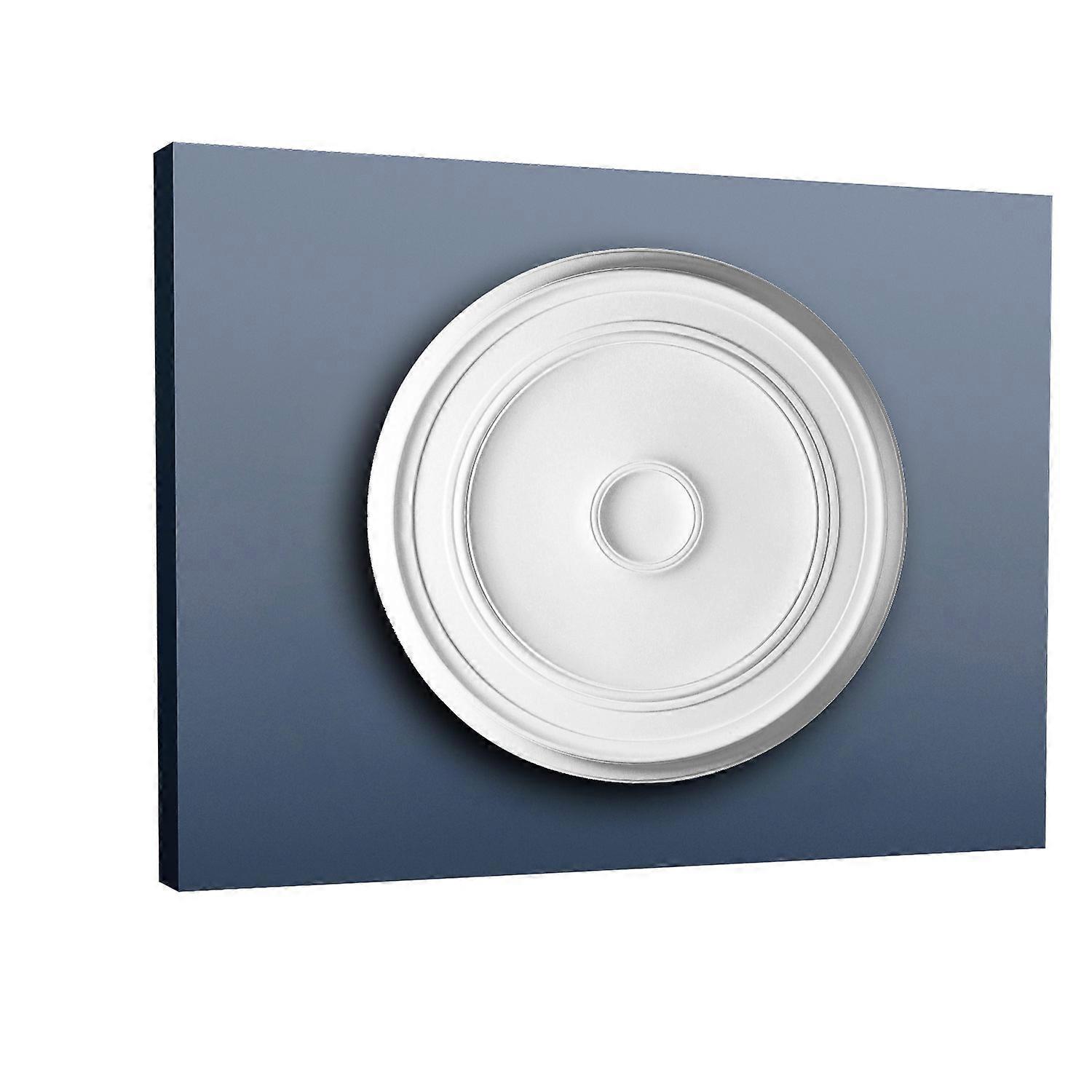 Orac Decor 1 x Ceiling rose R76 LUXXUS white Purotouch® pre-primed lightweight, sturdy, dimensionally stable