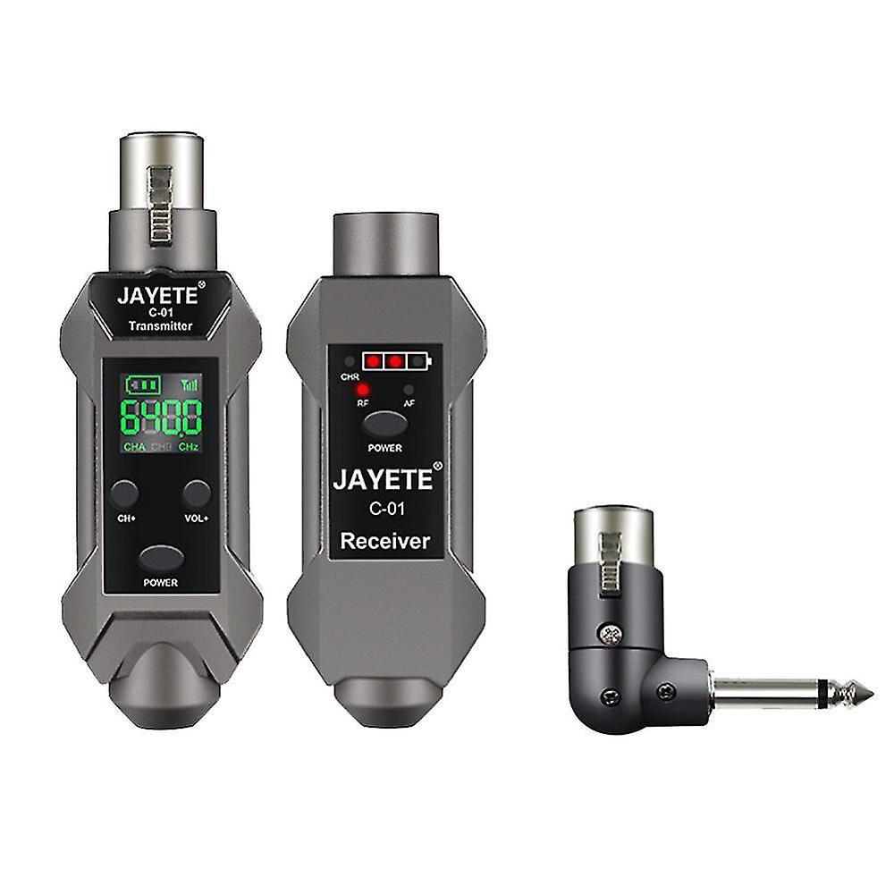 Microphone Wireless Transmitter Receiver System Rechargeable Wireless Guitar Audio Transmission Sy