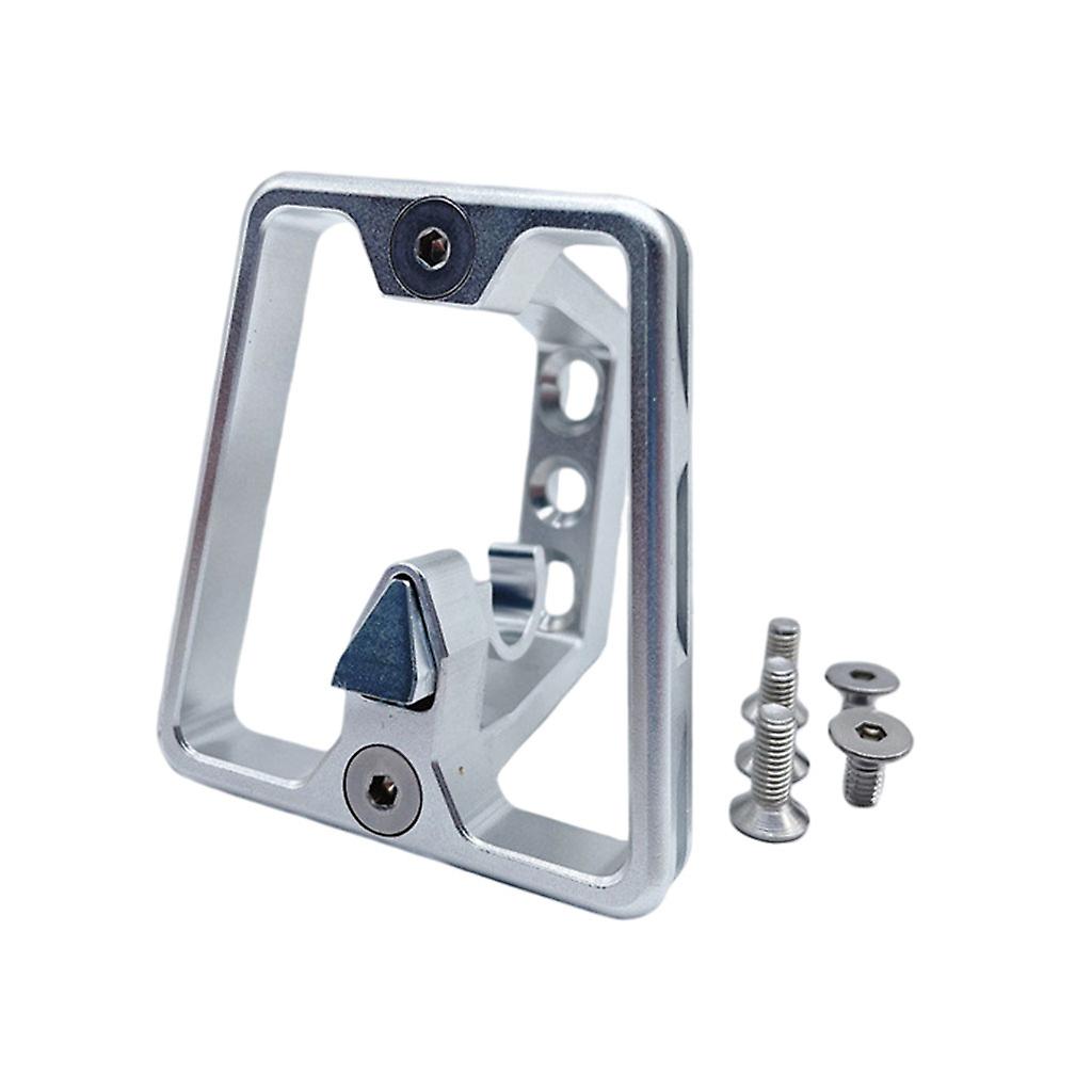 Bicycle Front Carrier Block Bracket Adapter Rack for Folding Bike Silver