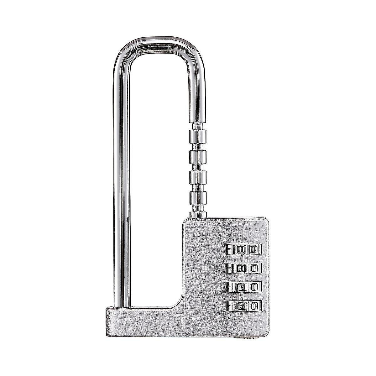 Cabinet Lock,combination Padlock,stainless Steel Gym Locker Lock Code Long Adjustable Shackle Lock