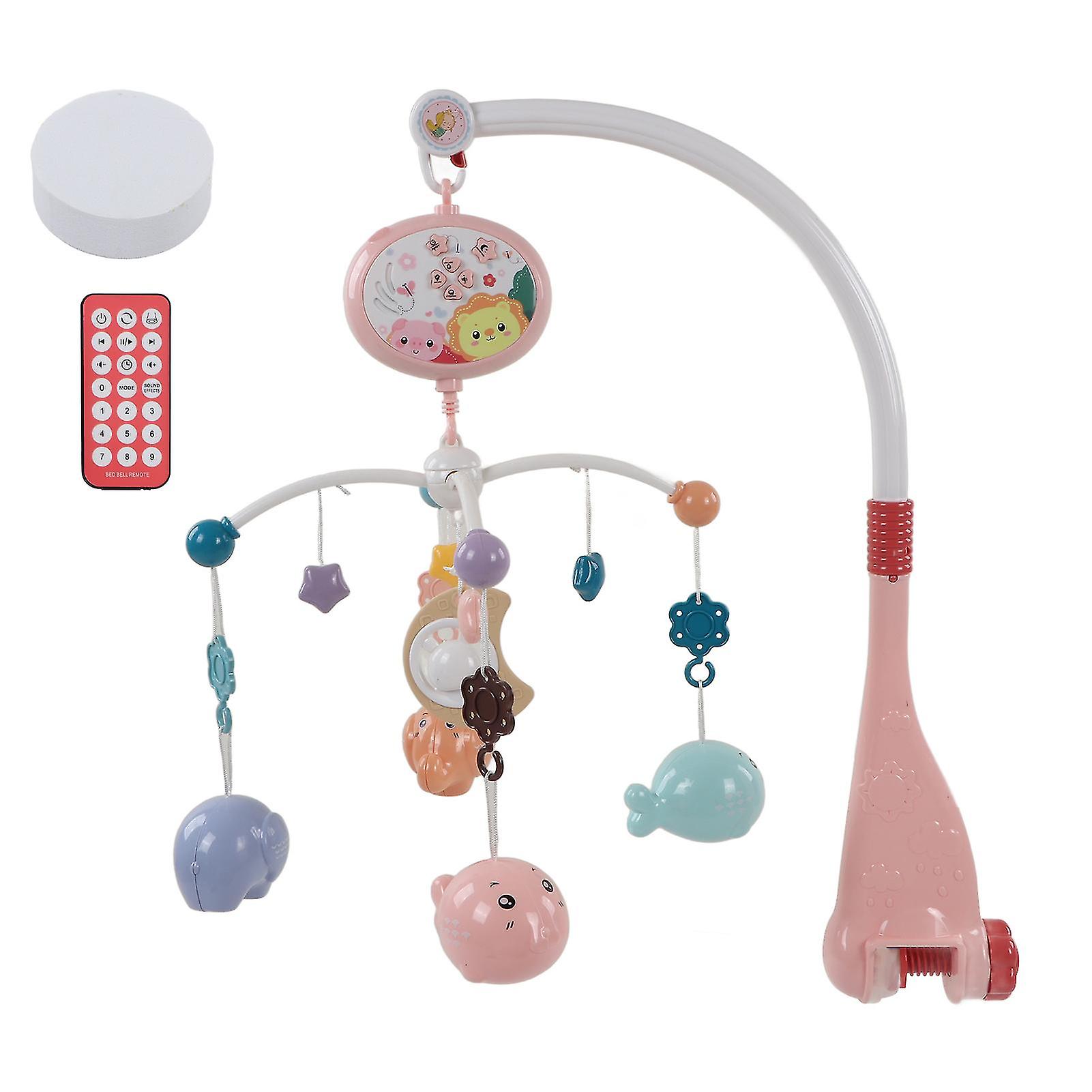 Infant Mobile Sound Audio Rotating Remote Control Hanging Newborn Music Mobile for Bed Type 2