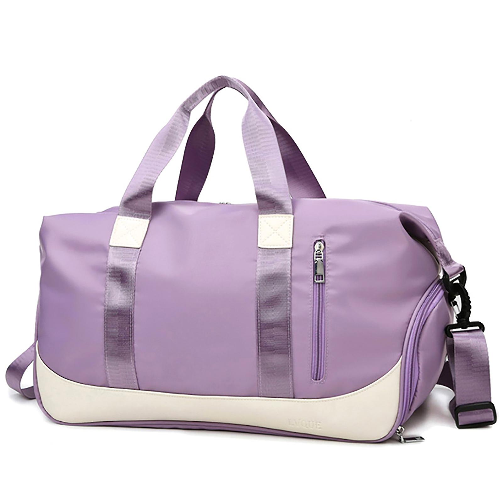 Carry On Waterproof Duffle Bag Handbag With Wet Pocket And Shoes