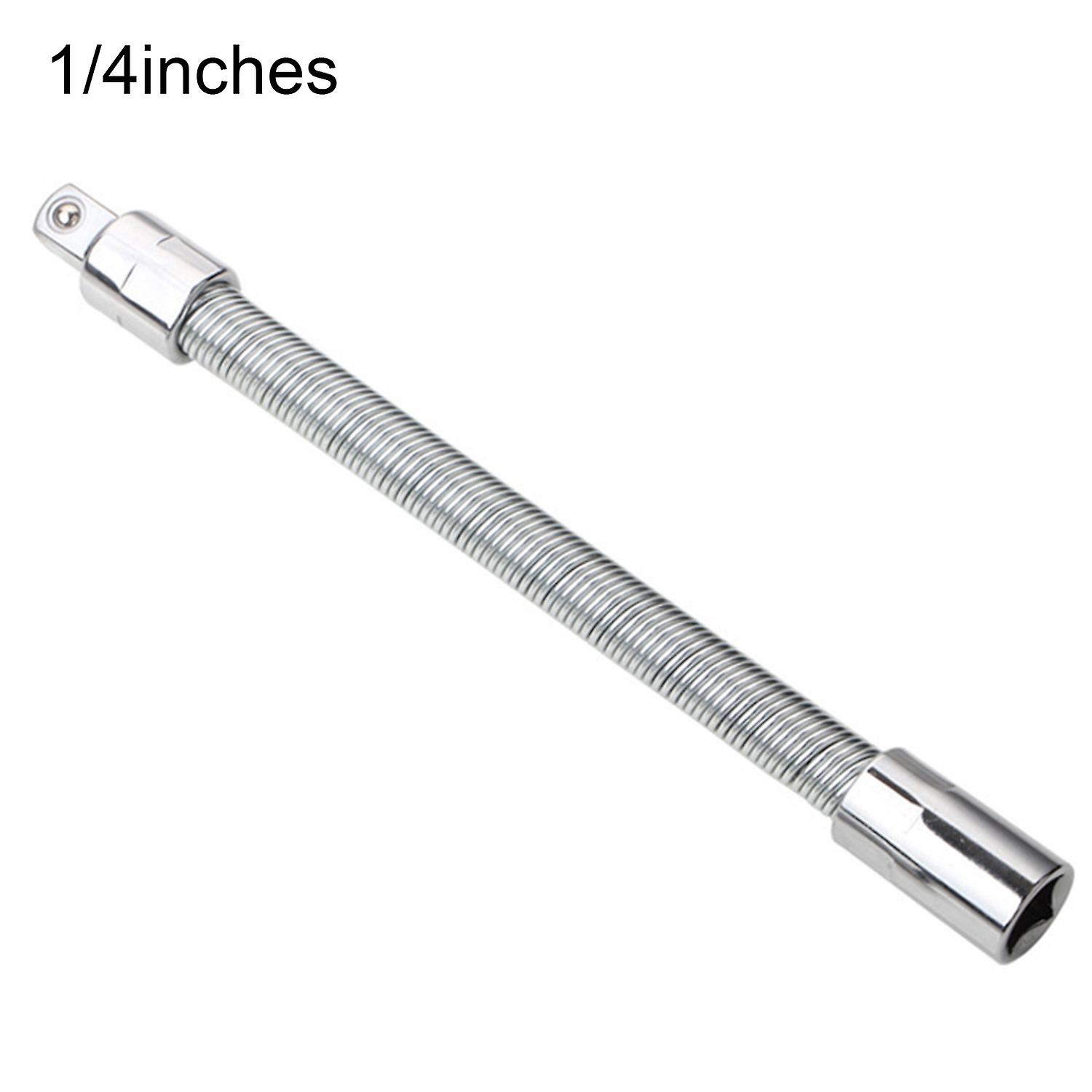 ZHOUBA 1/4 3/8 1/2 Useful Socket Extension Bar Strong Torque Flexible Shaft for Workshop