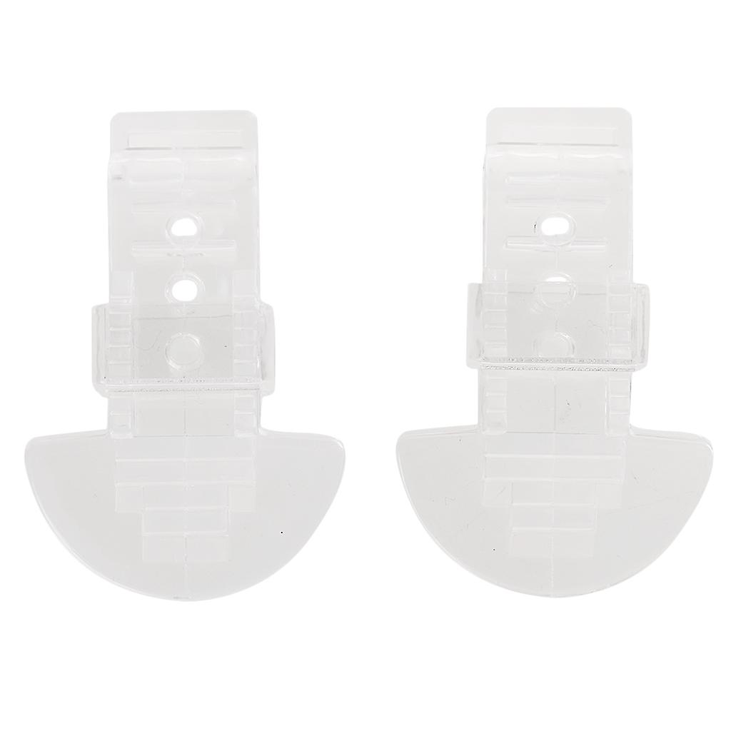 2pcs Plastica Trasparente Clip-On Morsetti Denti Clip Nip per Panno Giocattolo File