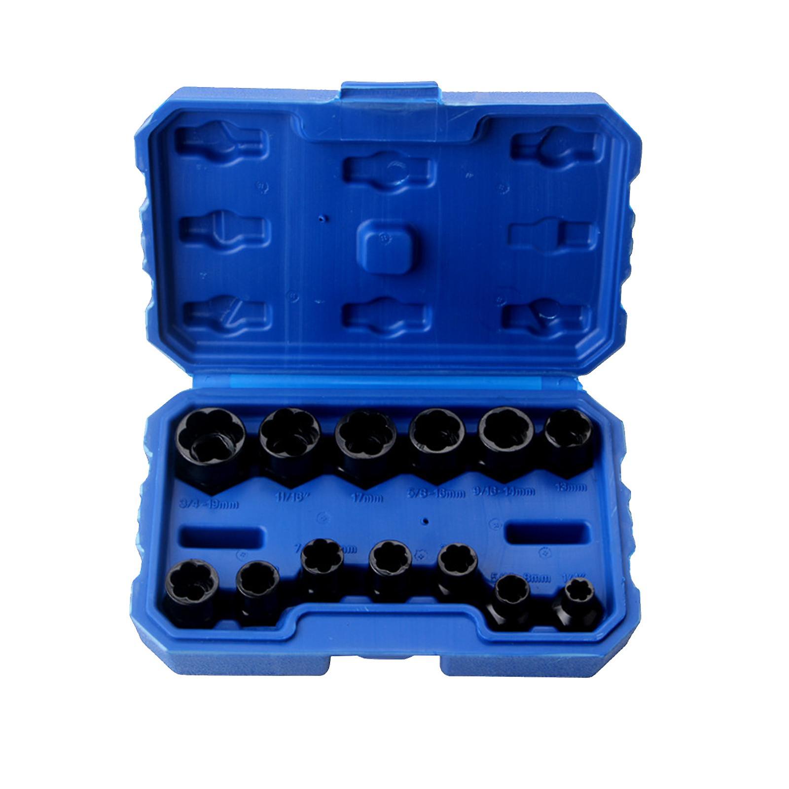 Broken Nut and Bolt Extractor Sturdy Impact Socket Tool Set for Vehicle Supplies
