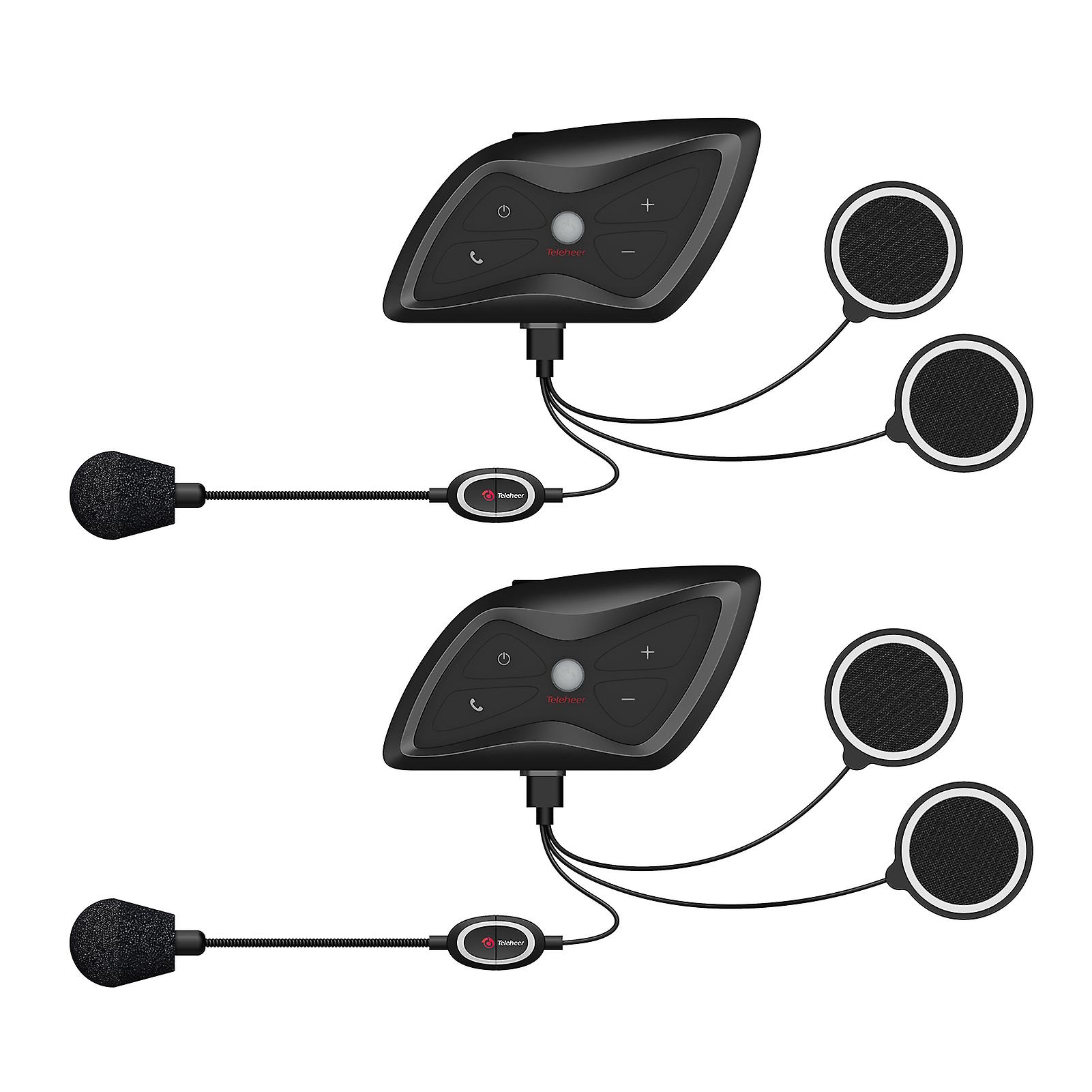 T6 Plus Motorcycle Helmet Bluetooth Waterproof Headset\intercom