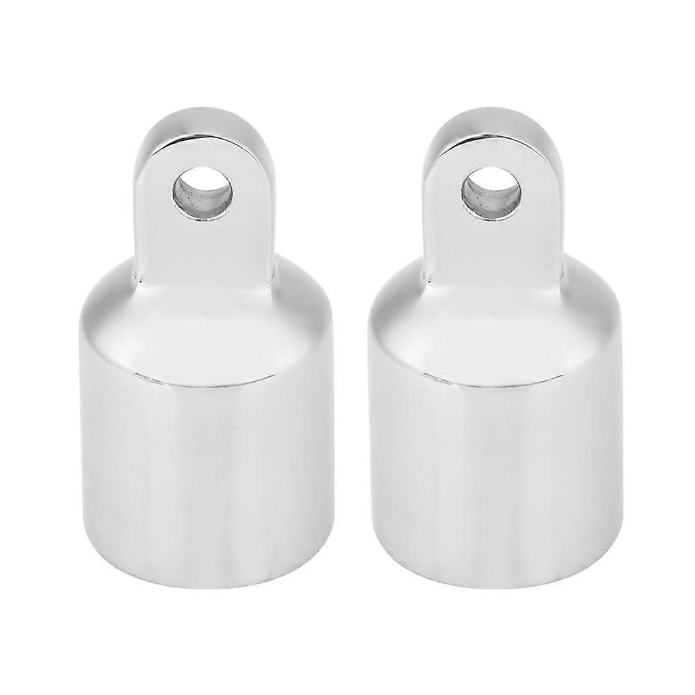 2Pcs Stainless Steel Marine Boat Eye End Eye End Top Cap Hardware Fitting