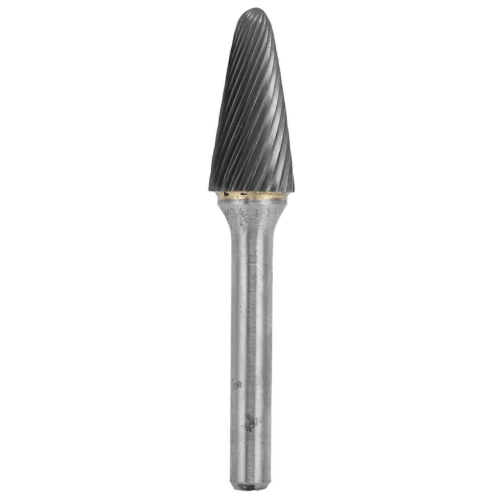 Carbide Burr 12mm Durable Sturdy Tungsten Steel Convenient Wide Application HeatTreated Shape Double Cut(LX1228M06 )