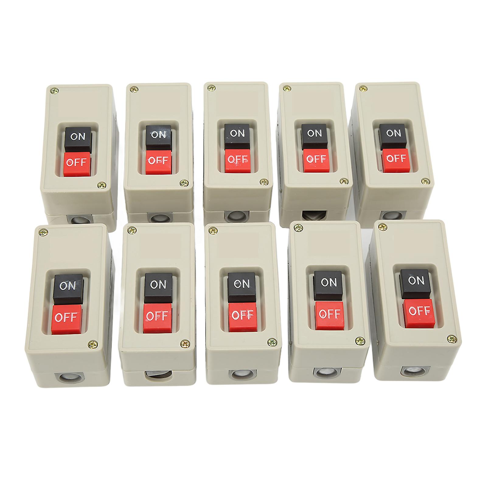 380V 30A 2 Position Self Reset 10pcs 3 Phase Motor Switch for Distribution Boxes