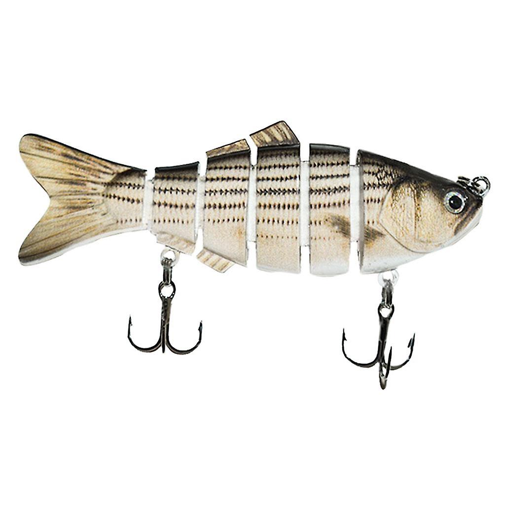 3D Fisheye Angelköder Köder Crankbaits Angelköder Angelköder Köder Köder mit Haken Weiß