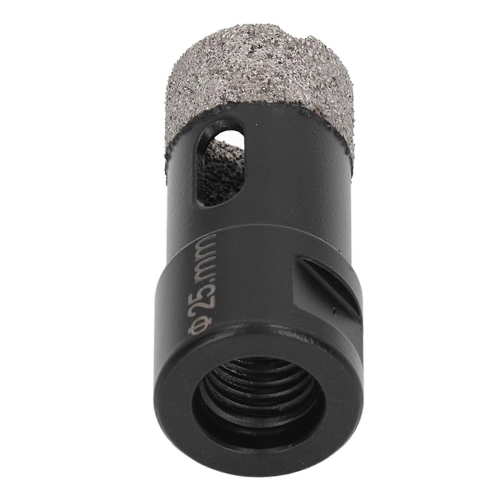 M14 Dry Wet Diamond Core Hole Saw Bit Robust Fast Stable Vacuum Brazing Diamond Core Drill Bit 25mm