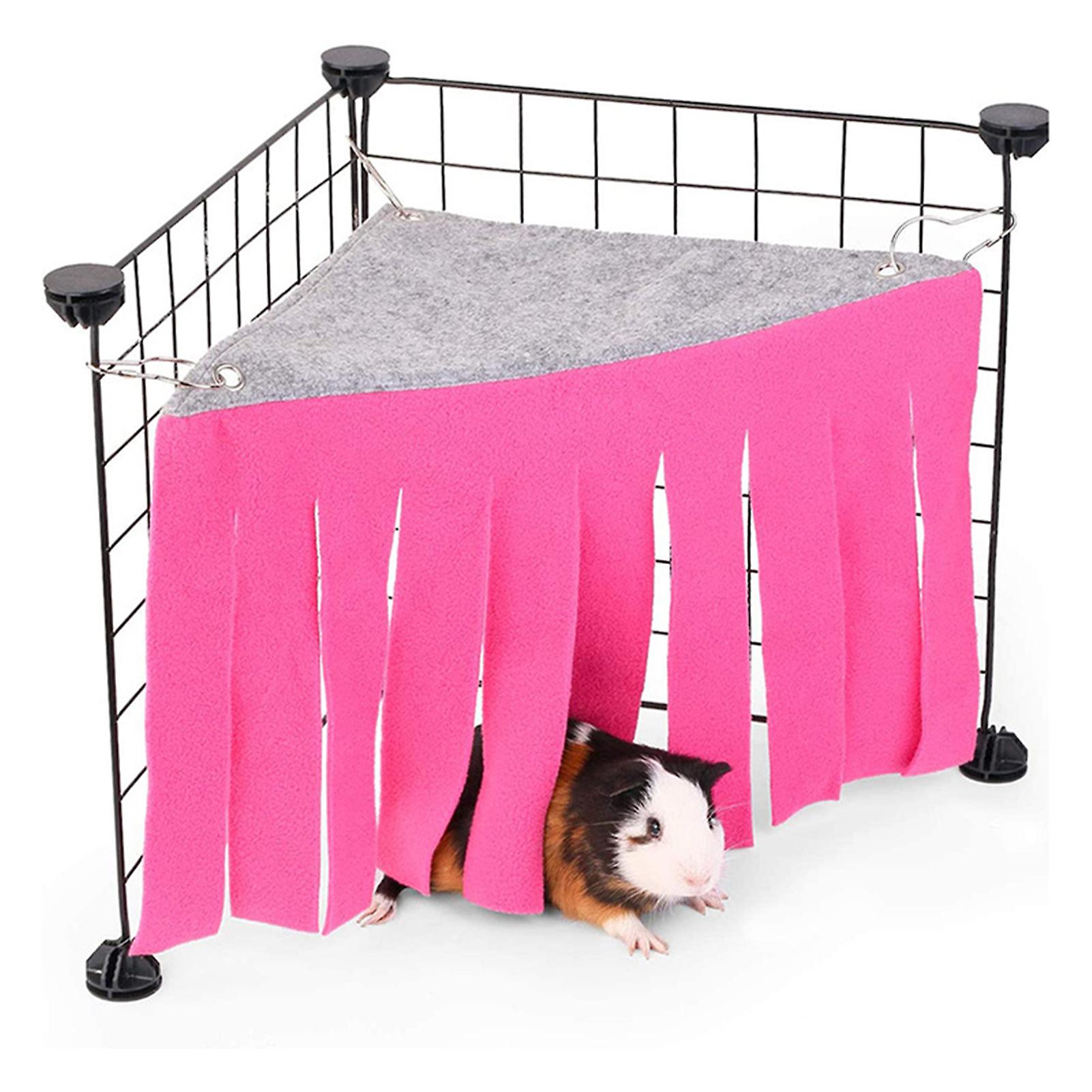 Pet Hamster Tent Comfortable Hideout Corner Removable Swing Breathable  Hammock for Small Animal