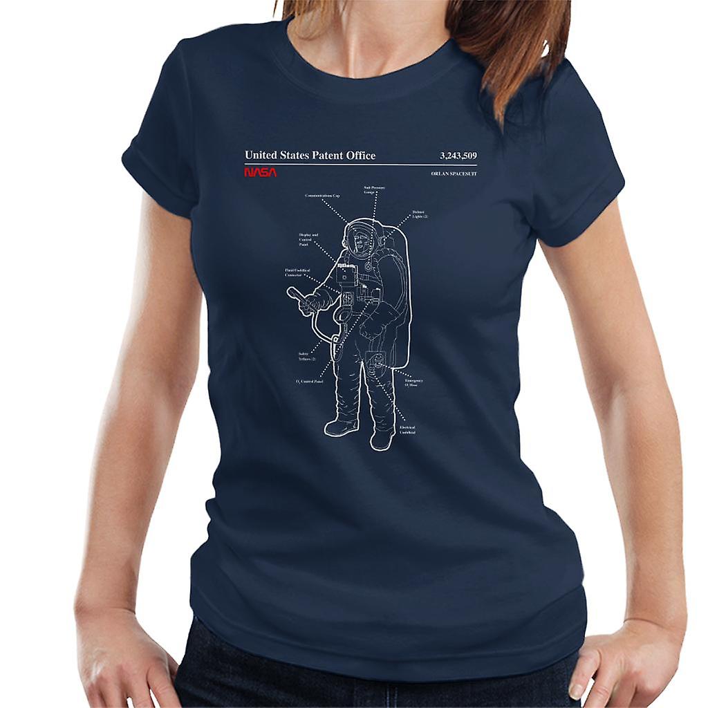 NASA Orlan Spacesuit Blueprint Women's T-Shirt