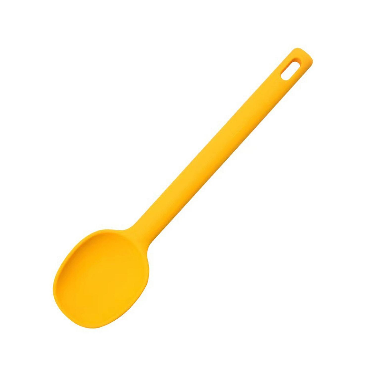 Mixing Spoon Heat Resistant Integrate Handle Universal Ice Cream Cake Silicone Spoon Scraper Spatula