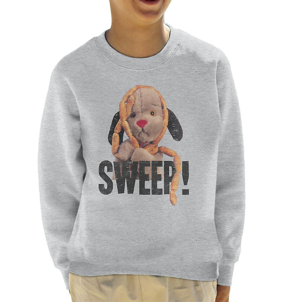 Sooty Sausages Sweep Distressed Kid's Sweatshirt