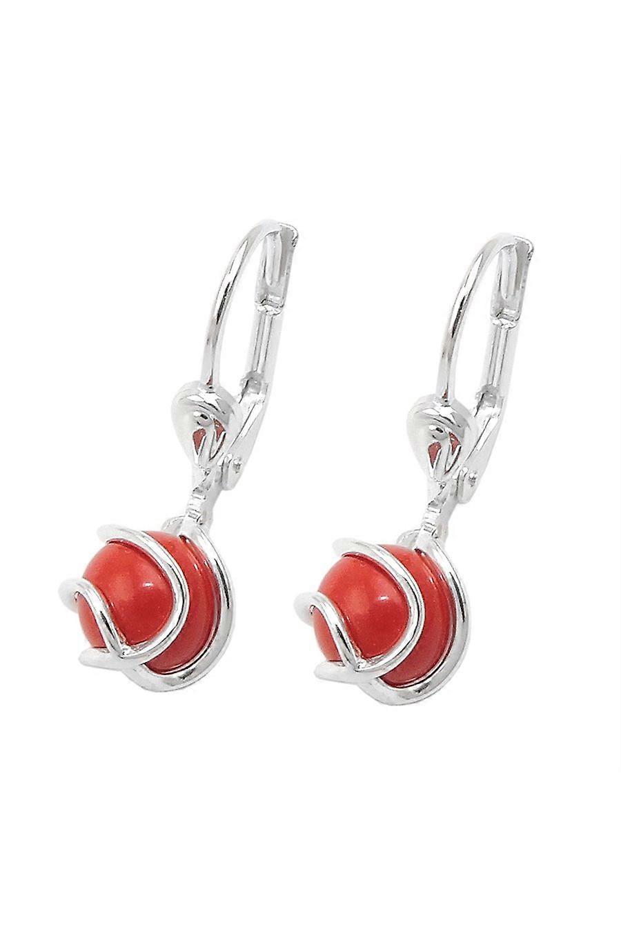 Leverback Earrings Bead Silver 925 - Gl93848