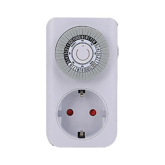 Plug-in Mechanical Electric Outlet Timer Universal Indoor Household Appliances Intelligent Mechanical Outlet Timer Switch