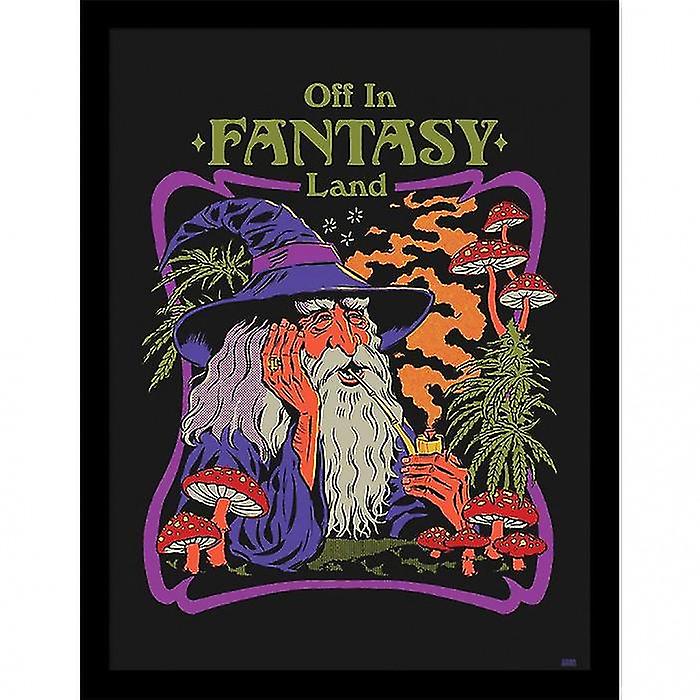 Steven Rhodes Fantasy Land Framed Poster