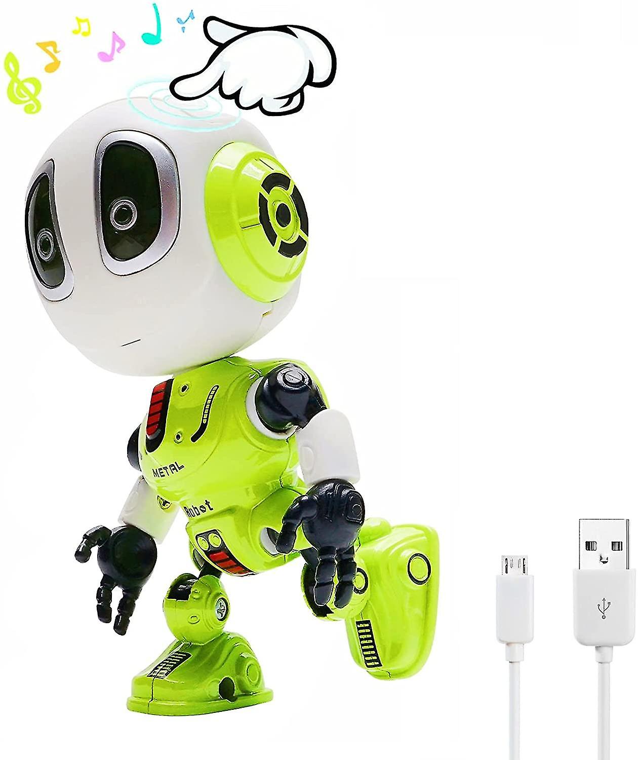 snakke robot for barn - nye smarte leker for 3-9 år gamle gutter jenter, kul usb lading robot leker for 3+ år gamle gutter jenter (rød)