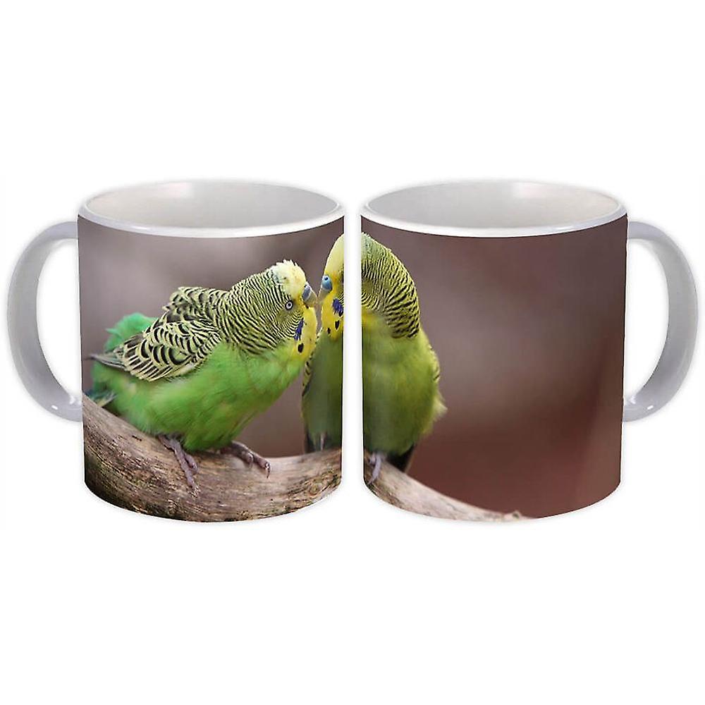 Presentmugg: Parakitparfågel