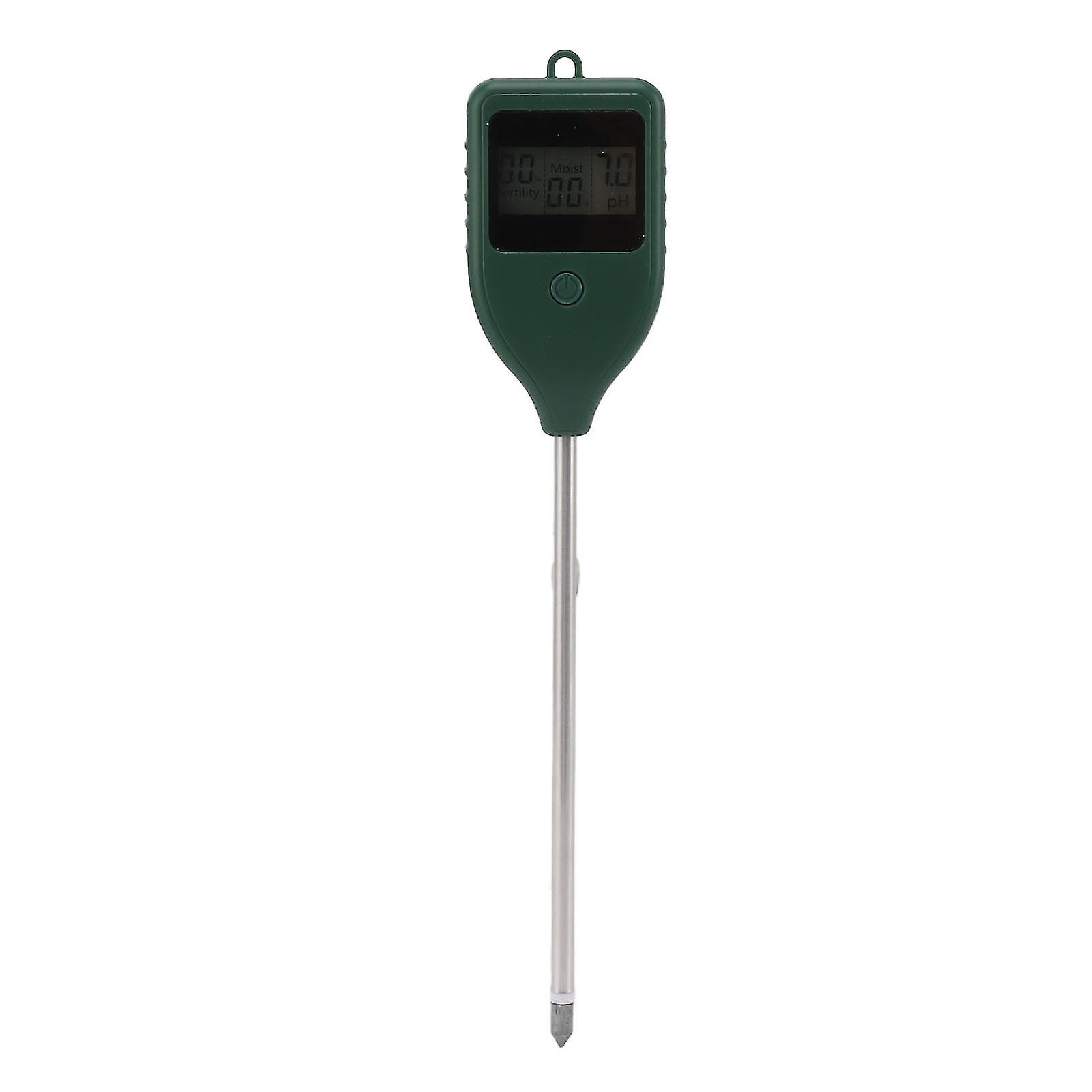 3-in-1  | Professional Soil Moisture Meter Nutrients and PH | Green Backlight