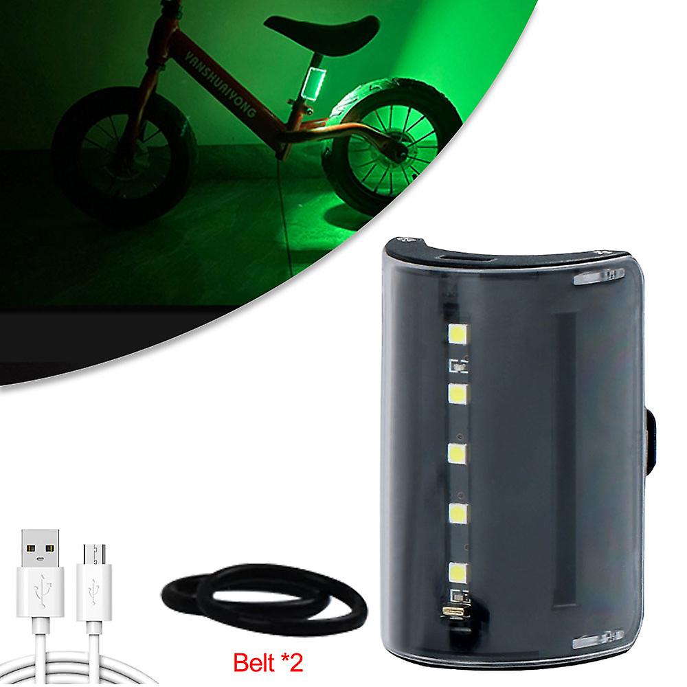 Usb Rechargeable Bike Taillight Intelligent Charging Bicycle Rear Lamp Automatic Start-stop Touch Control Warning Bike Light