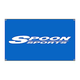 thumbnail image 2 of Spoon Sports Racing Flag Banner – 3x5 Ft, JDM Style For EG6 DC5 S2000 Fans 2 of 6