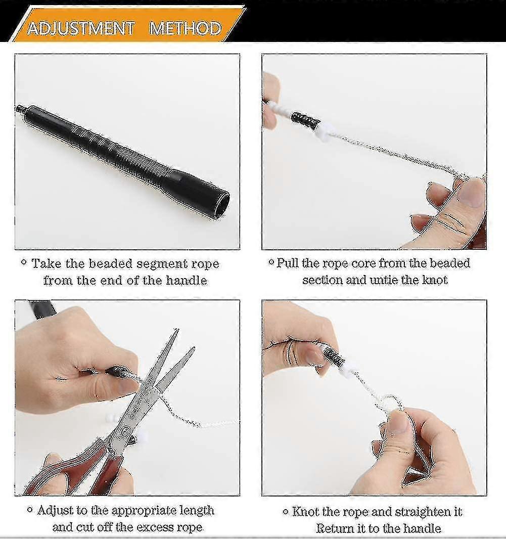 Jump Rope - Soft Beaded Segment Ping Rope - Adjustable Tangle-free ...