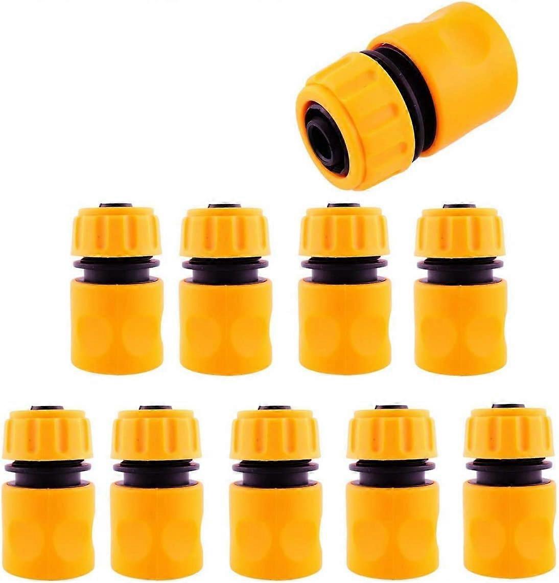 10 pieces quick coupling 1/2" hose coupling hose connector, for pipe connecting garden tools hoses hose coupling (10 pieces hose piece)