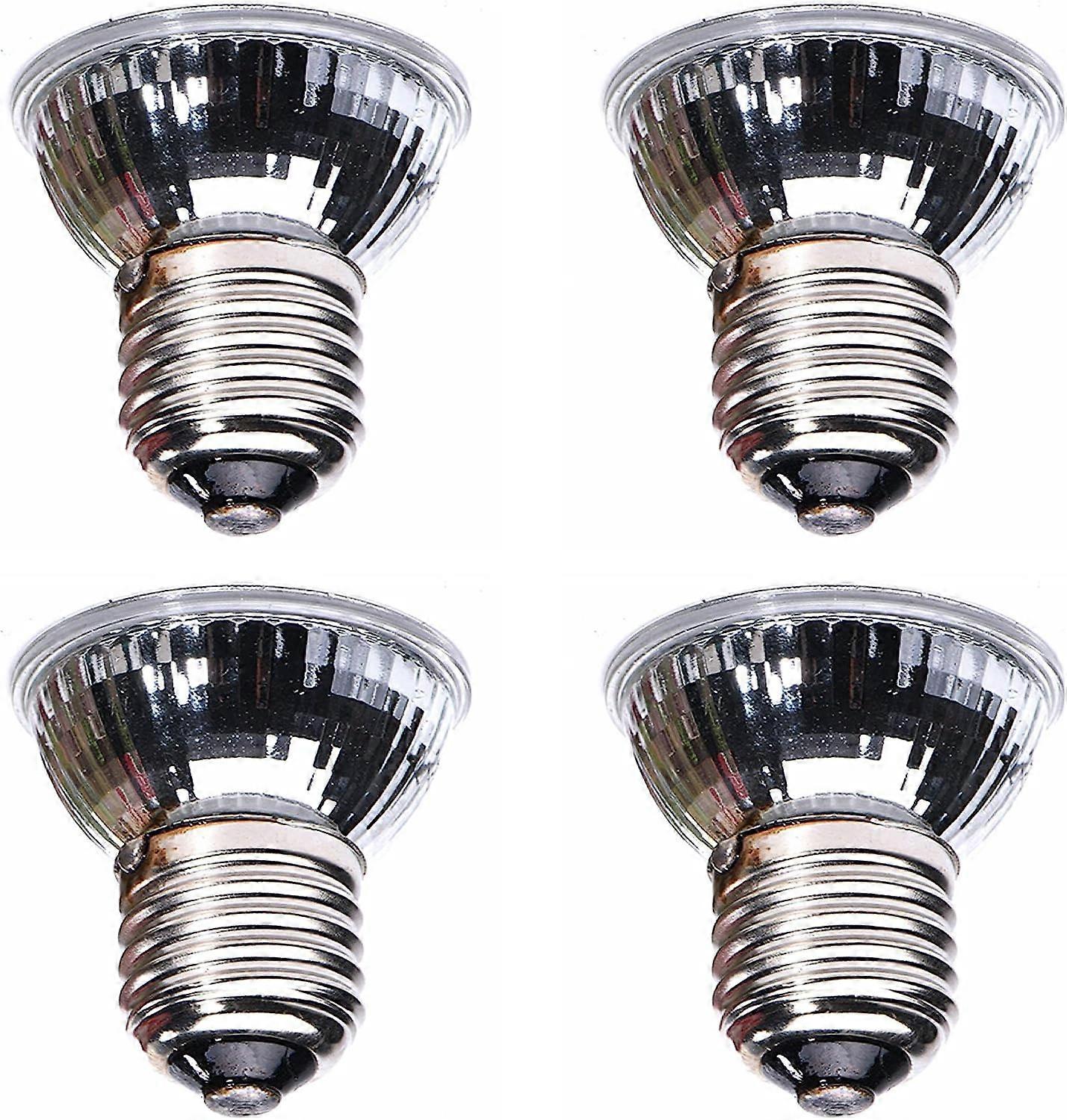 4 Pack 75W UVA UVB Full Spectrum Reptile Solar Lamp Light Bulbs for Tortoise Sunbathing Heat Lamp
