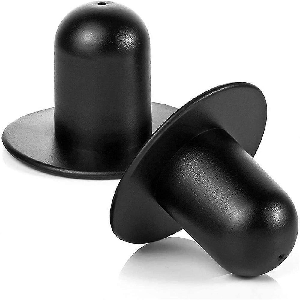 5 Pieces Swimming Pool Drain Plugs Replacement Inground Pool Filter Pump Hole Plug (Black)