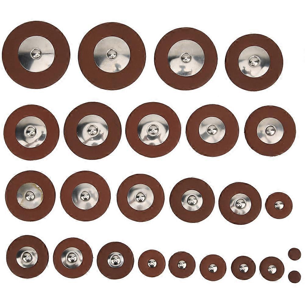 25pcs Multi Size Sax Leather Pads erstatningssett for tenorsaksofon