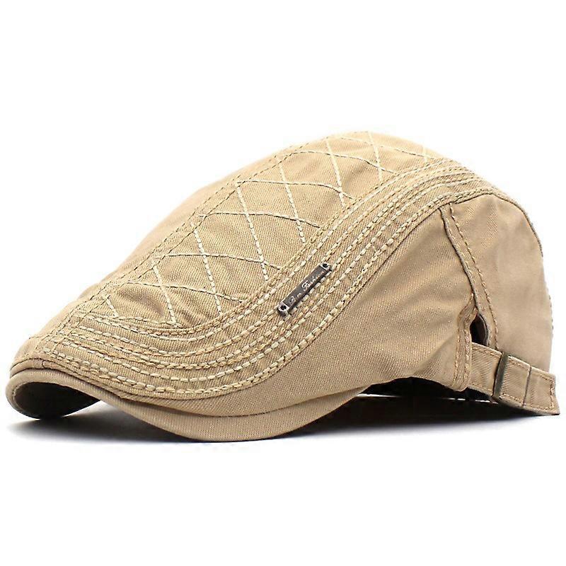 2022 new spring and autumn retro men's hat, unisex casual beret, wild octagonal cap