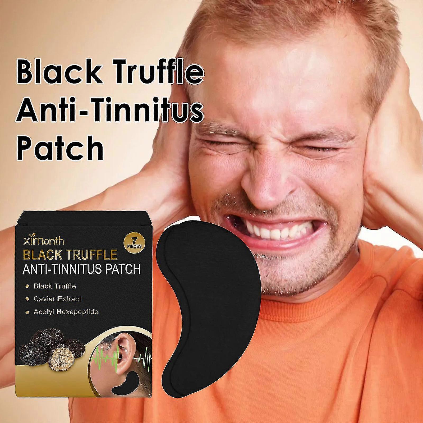 Ximonth Black Truffle Εμβοές Ear Patch Καθαρίζει το κερί του αυτιού, ανακουφίζει από εμβοές, απόφραξη του εσωτερικού αυτιού, δυσφορία αυτιών και προστασία αυτιών έμπλαστρο αυτιών Ear Dro
