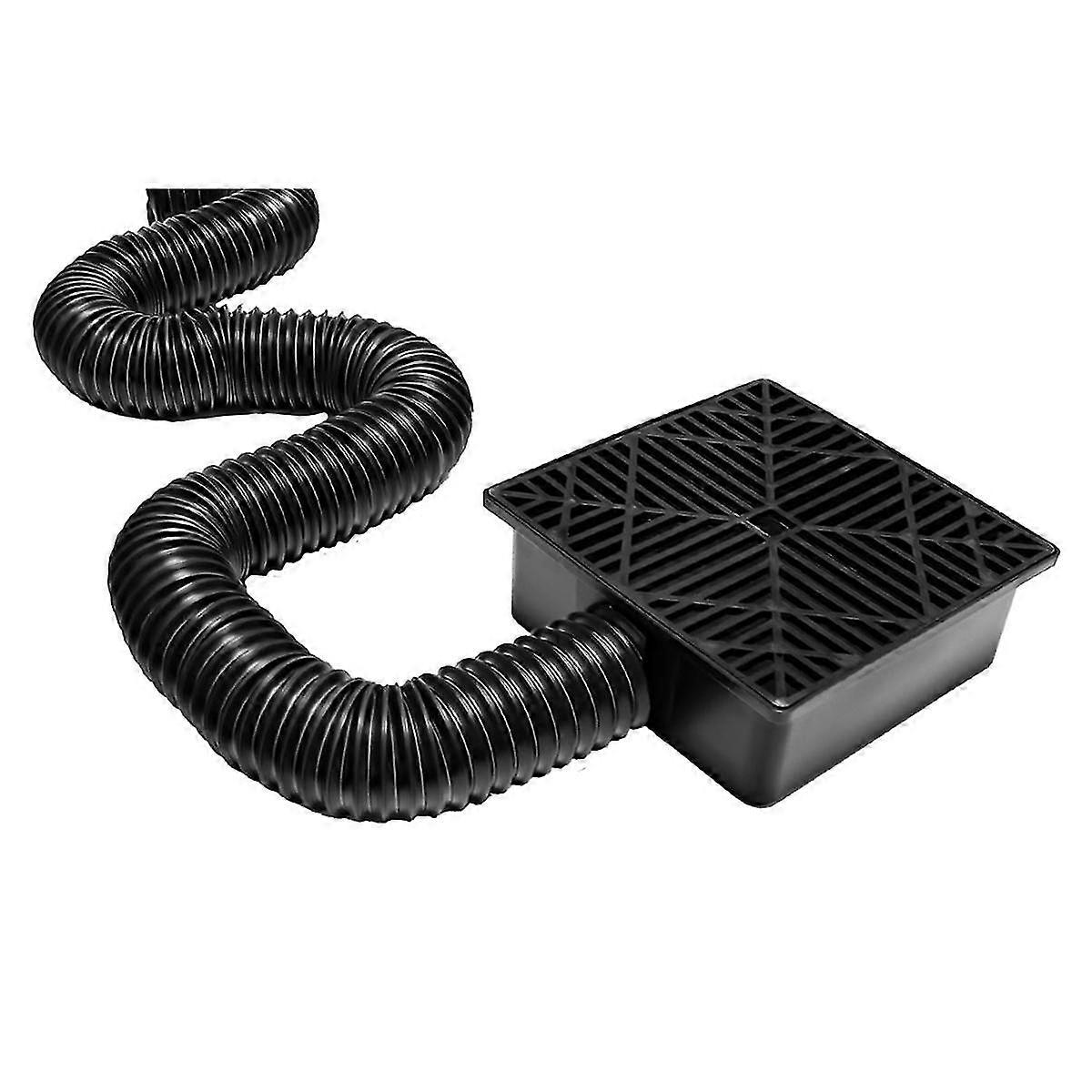 Catch Basin Downspout Flexible Extension Storm Drain Catch Basin Drainage System Drain Adapter for P