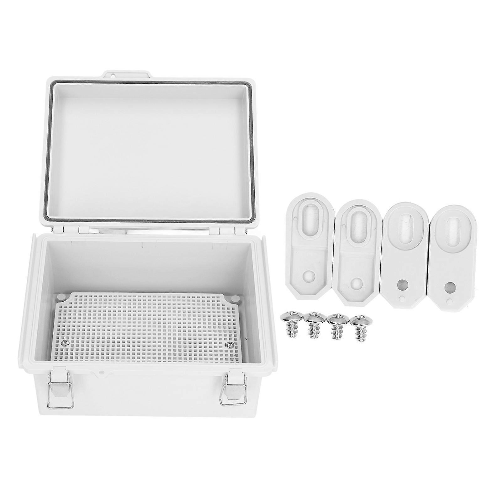 ABS Junction Box IP67 حاوية كهربائية DIY مقاومة للماء في الأماكن المغلقة في الهواء الطلق 220x170x110mm