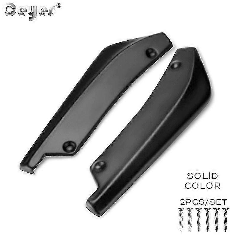 High qualityUniversal Car front Rear Bumper Strip Lip Diffuser Splitter Spoiler Scratch Protector Carbon fiber Winglets Side Skirt Extension