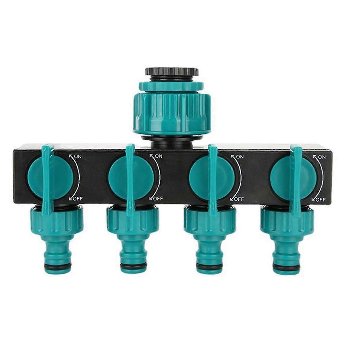 1 in and 4 Out Diverter European Standard Threaded Garden Watering Connector Irrigation Diverter Valve