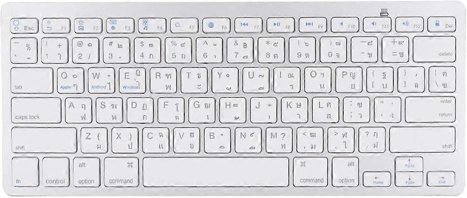 Multi Functional Ultra Slim Bluetooth Thai Wireless Bluetooth Keyboard,Ultra Thin Floating Butt