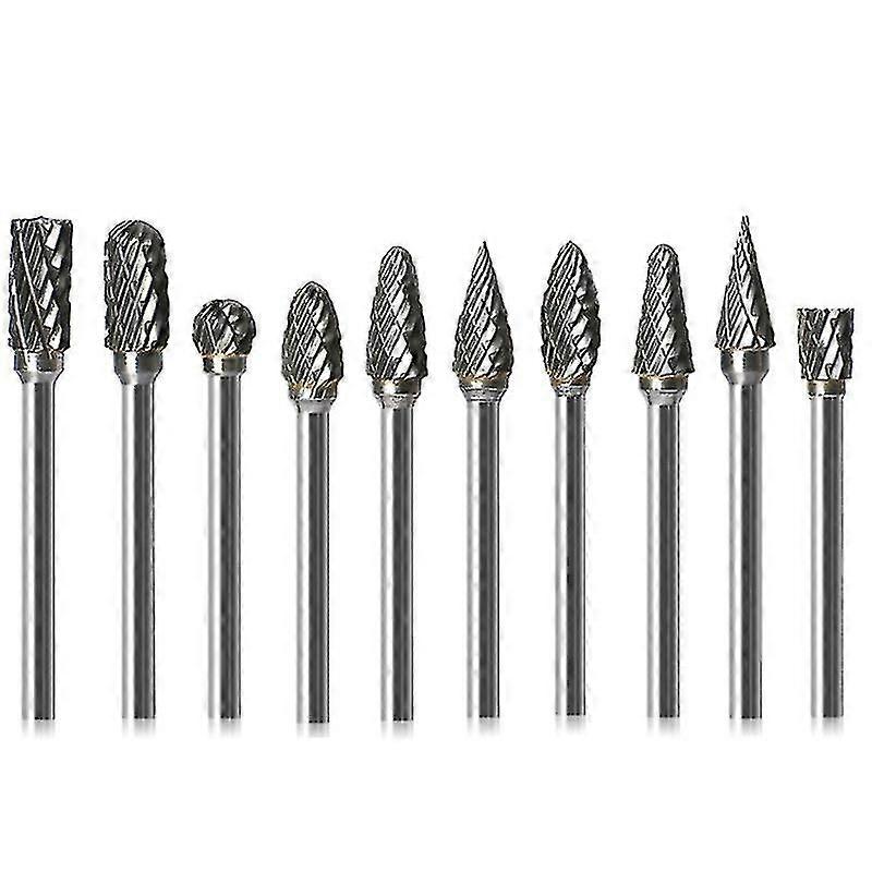 Rotary Tool Accessory Kit Tungsten Steel Carbide Rotary File